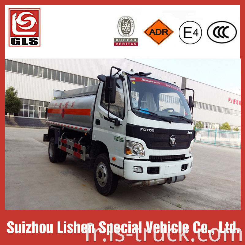 Foton Oil Transport Fuel Tank Truck